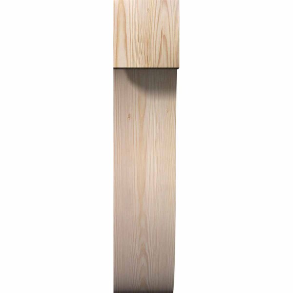 Del Monte Rough Sawn Corbel, Douglas Fir, 6W X 12D X 28H